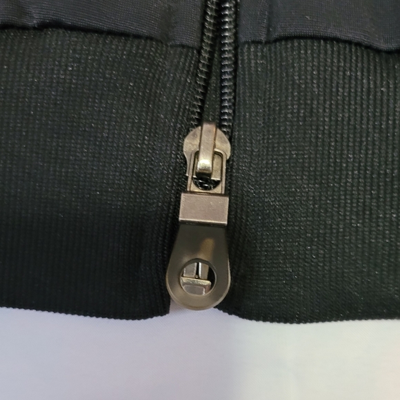 Bailey's Point Varsity Jacket Mens Size M Orange and Black - Picture 8 of 9